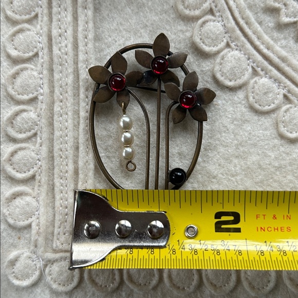 Art Deco Style Brooch - Czech Republic - Picture 12 of 12